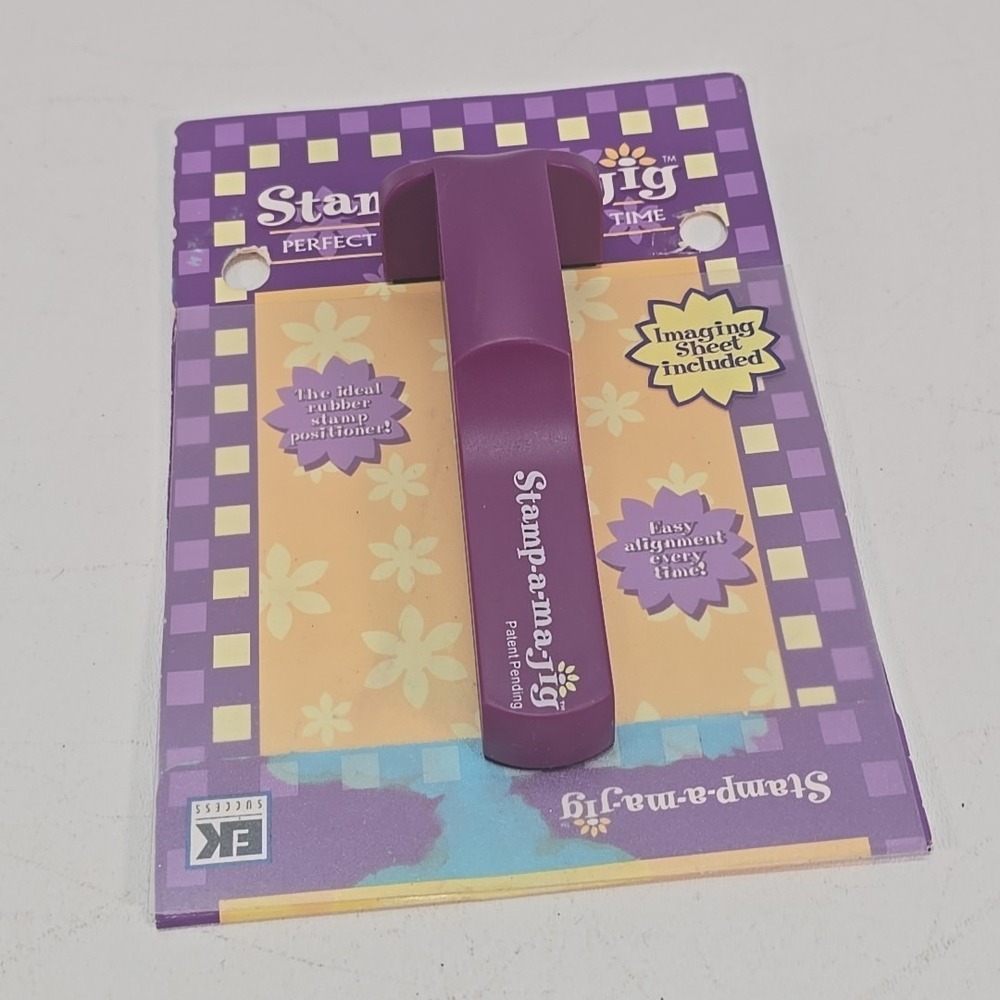 Stamp A-Ma-Jig by EK Success - Stamp Positioner, Purple
